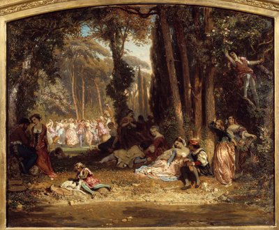 Lentefeest in Toscane door Henri Baron