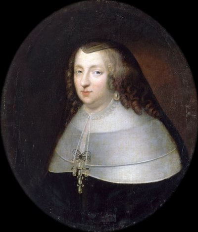 Portret van Anna van Oostenrijk 1601-1666 door Henri Beaubrun