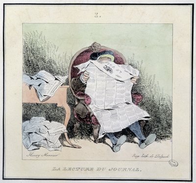 De krant lezen - in 