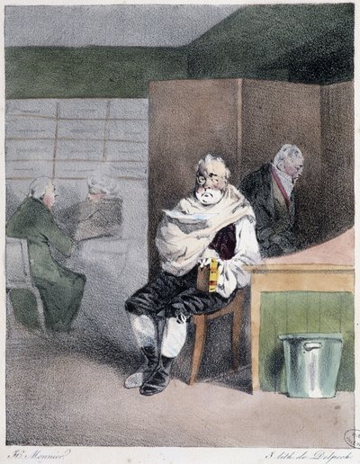 Sous chef - in "Administrative mores" door Henri Monnier door Henri Bonaventure Monnier