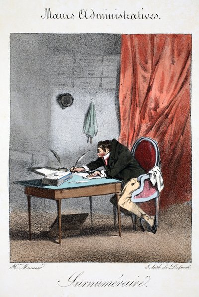 Surnuméraire, illustratie uit 