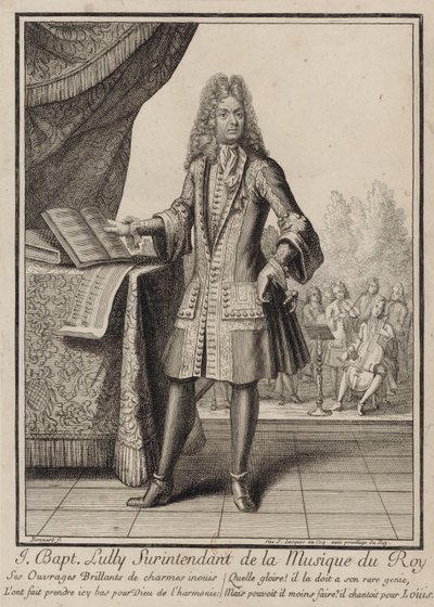 Jean-Baptiste Lully door Henri Bonnart
