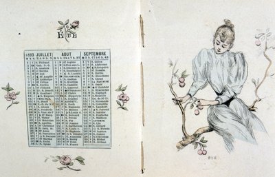 Een almanak van gedichten door Henri Boutet