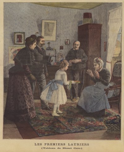 De eerste lauweren door Henri Cain