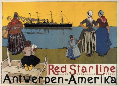 Red Star Line, 1899 door Henri Cassiers