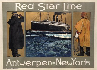 Red Star Line, 1908 door Henri Cassiers