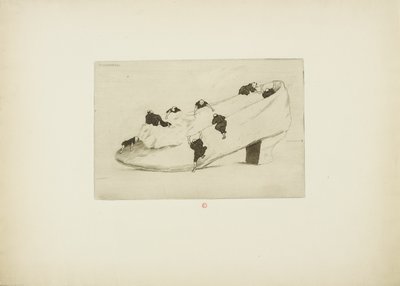De aanval van de schoen door Henri Charles Guérard