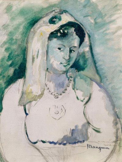 De kleine Mona Lisa door Henri Charles Manguin