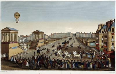 Ingang van Zijne Majesteit Louis XVIII naar Parijs door Henri Courvoisier Voisin
