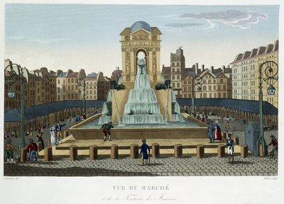 De fontein des Onschuldigen, circa 1820 - in 