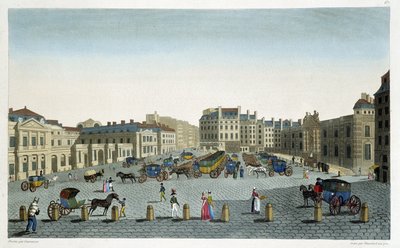 Vue du Palais Royal et du Chateau d