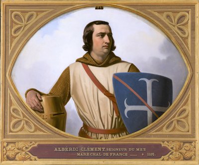 Albéric Clément, de eerste Maarschalk van Frankrijk, 1844 door Henri Decaisne