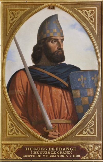Hugh I, Graaf van Vermandois door Henri Decaisne