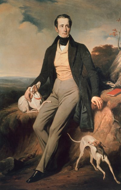 Portret van Alphonse de Lamartine door Henri Decaisne