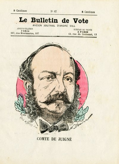Ballot 2e serie, Satirisch in kleuren: De Juigne Comte - Illustratie door Henri Demare door Henri Demare