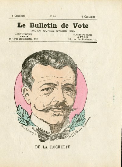 Ballot 2e serie, Satirisch in kleuren: De la Rochette - Illustratie door Henri Demare door Henri Demare