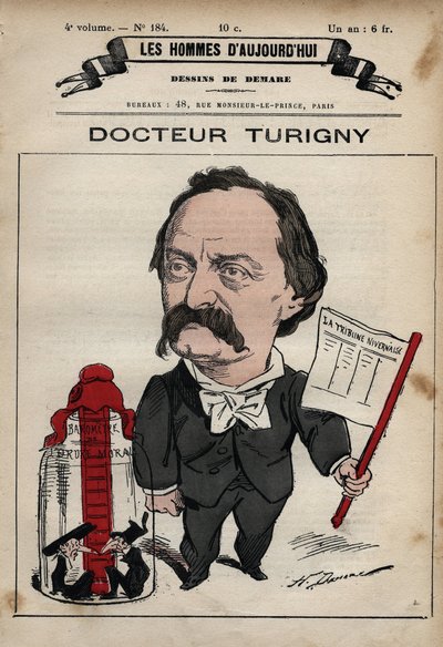 Cartoon van Jean Prosper Turigny 1822-1905 uit 