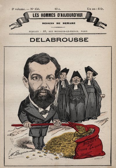 Cartoon van Lucien Delabrousse uit 