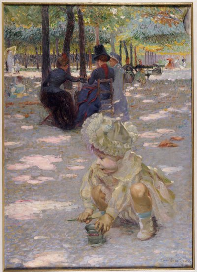 Een Augustusmiddag in het Luxemburg, 1886 door Henri Edmond Cross