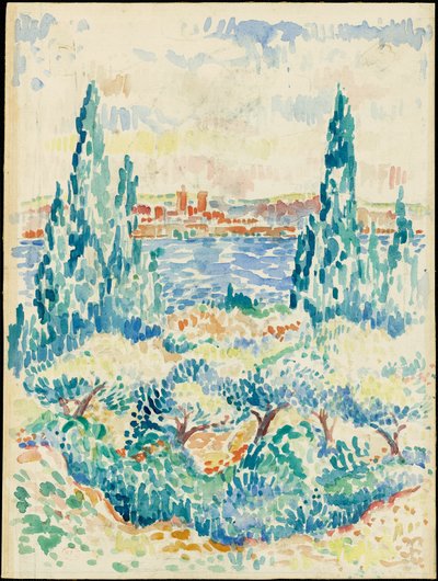 Antibes door Henri Edmond Cross