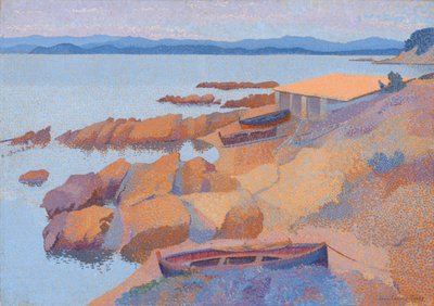 Calanque des Antibois door Henri Edmond Cross