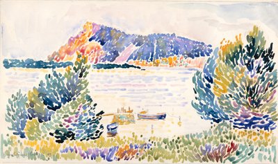 Cap Zwart, 1909 door Henri Edmond Cross