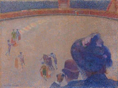 Course de taureaux, 1891-1892 door Henri Edmond Cross