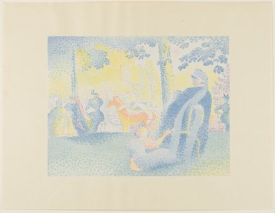 Les Champs Élysées door Henri Edmond Cross