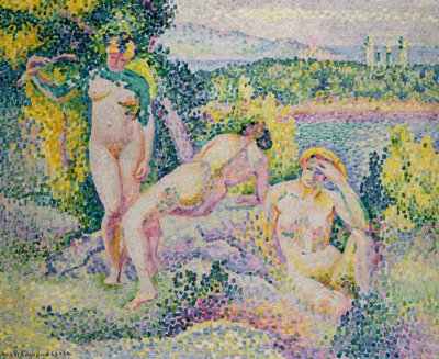 Nimfen door Henri Edmond Cross