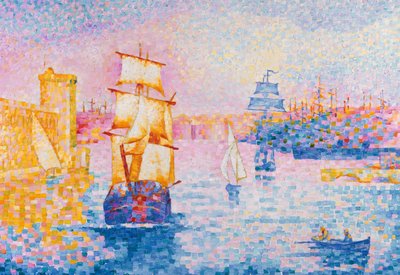 Haven van Marseille, ca. 1899 door Henri Edmond Cross