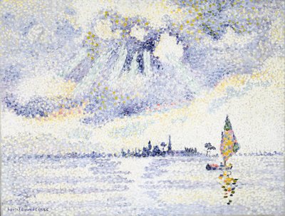 Zonsondergang op de Lagune, Venetië, c.1903-04 door Henri Edmond Cross