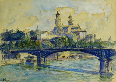 De Seine voor het Trocadero door Henri Edmond Cross