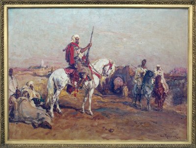 Aan de poorten van Meknes door Henri Emilien Rousseau
