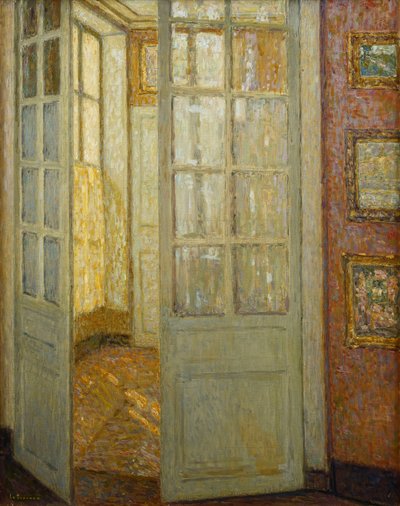 Intimiteit Roze en Goud, Versailles door Henri Eugene Augustin Le Sidaner
