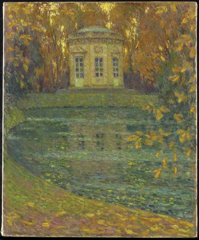 Het Belvedere in Trianon, Versailles, 1915 door Henri Eugene Augustin Le Sidaner