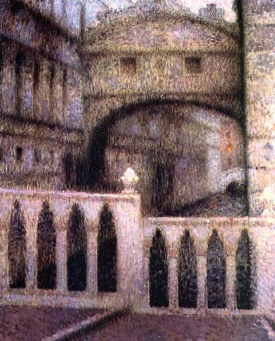 De Brug der Zuchten door Henri Eugene Augustin Le Sidaner