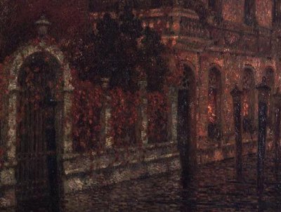 Kanaal van Venetië door Henri Eugene Augustin Le Sidaner