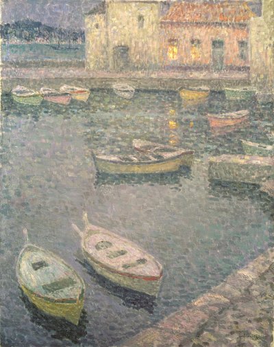 Villefranche Sur Mer door Henri Eugene Augustin Le Sidaner