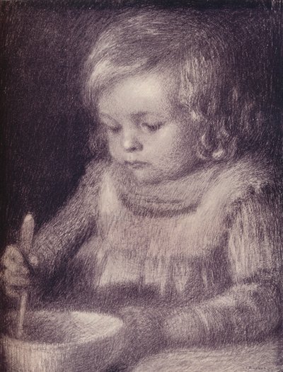 Het Kind door Henri Eugene Le Sidaner