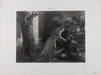 Debuut van de Walkure door Henri Fantin-Latour