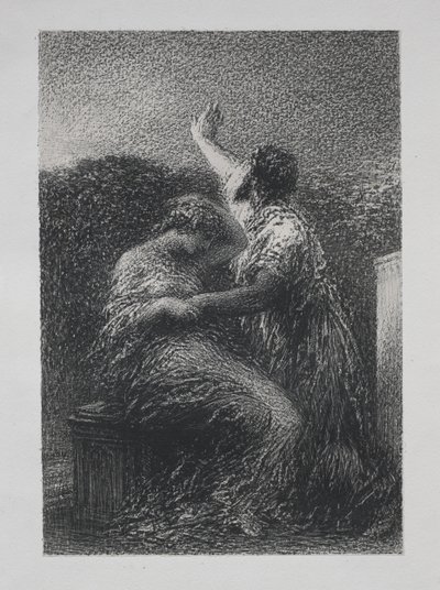 De magiër Baltazar en Fatime door Henri Fantin-Latour