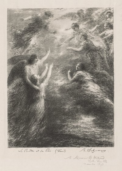 Paradijs en de Peri door Henri Fantin Latour