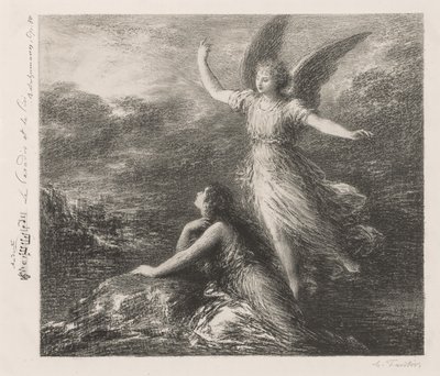 Paradijs en de Peri door Henri Fantin Latour