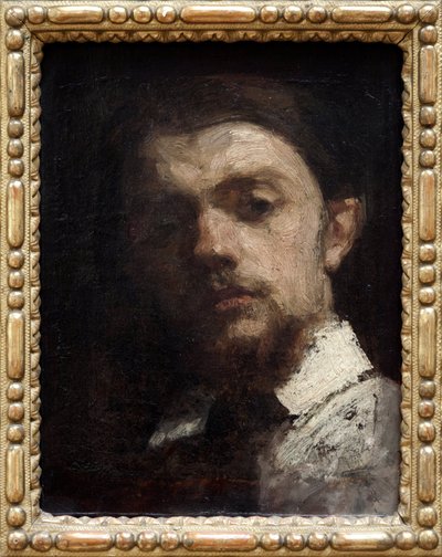 Portret van Henri Fantin Latour (1836-1904), Franse schilder, zelfportret door Ignace Henri Jean Fantin Latour