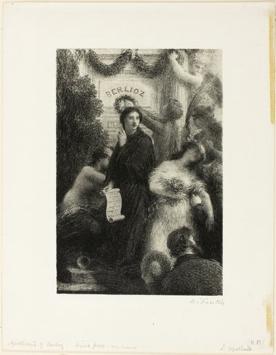 Apotheose door Ignace Henri Jean Fantin Latour