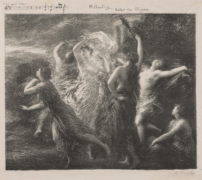Ballet van de Troyons door Ignace Henri Jean Fantin Latour