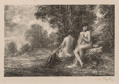 Badhuisgangers door Ignace Henri Jean Fantin Latour