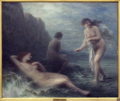 Aan zee door Ignace Henri Jean Fantin Latour