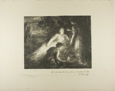 Vloek door Ignace Henri Jean Fantin Latour