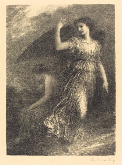 Debuut uit "Paradise and the Peri" (3e plaat) door Ignace Henri Jean Fantin Latour